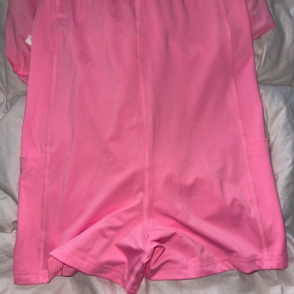 All in Motion Pink Flex Athletic Dress w/ Built-In Shorts Bra UPF 50+ NWT - Picture 7 of 8